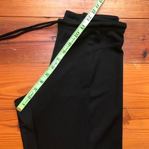 πΈ5/$30πΈ Black Drawstring Lounge Pants, EUC, M - Picture 8 of 10